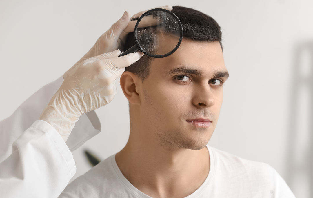Démangeaison cuir chevelu homme